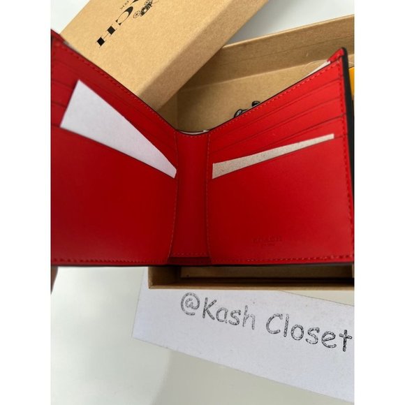 Coach Mens Wallet Boxed 3 In 1 Wallet Gift Set In Signature Canvas - Picture 4 of 11